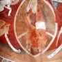 Pianezza San Pietro Abside, Dio Padre in mandorla, an(n)o domini MCCCCLIII adit VIII mansis mai