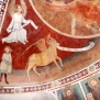 Pianezza San Pietro Abside, il toro di san Luca  e san Vittore