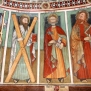 Pianezza San Pietro Abside, fascia bassa Giacomo, Andrea, Pietro, Paolo
