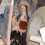 Pianezza San Pietro Abside, arco trionfale, piedritto destro, Madonna del Latte