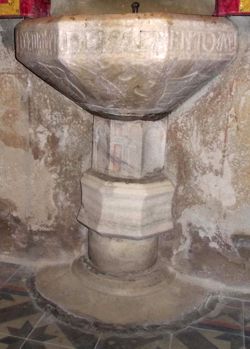 Fonte battesimale della Parrocchiale di Santa Maria delle Grazie a Lagnasco
