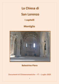 La Chiesa di San Lorenzo - I capitelli - Montiglio