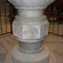 --Fonte battesimale piede, T(ecum)
