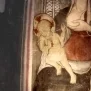 --Abside, arco trionfale, piedritto destro, Madonna del Latte, particolare