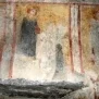 --Parete sinistra sopra portina Nord, san Lorenzo fa carità
