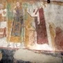 --Parete sinistra registro superiore, san Lorenzo e Sisto II, partIcolare