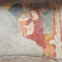 --Esterno parete Sud,Vergine e Bambino, particolare