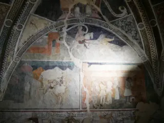 Parete di destra - Cappella di San Pietro a MacraFrazione Camoglieres