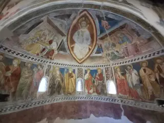 Cristo in mandorla e apostoli - Cappella o Chiesa di San Salvatore a Macra