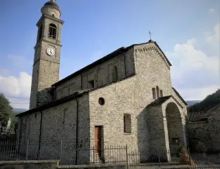 Facciata - Parrocchiale di Santa Maria Assunta a Fabbrica Curone
