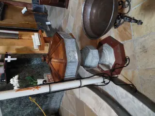 Fonte battesimale - Parrocchiale di Santa Maria Degli Angeli a Manta