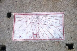 Orologio solare - Parrocchiale di San Massimo a MarmoraFrazione Parrocchia