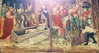 Affreschi Passione di G. Fantini - Battistero di Santa Maria della Scala a Chieri