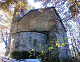 Abside esterno - Cappella di San Ponzio a Marsaglia