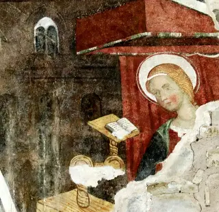Affresco - Cappella di San Ponzio a Marsaglia