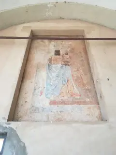 Affresco della Madonna Nera - Parrocchiale di Santa Maria Assunta a Massazza