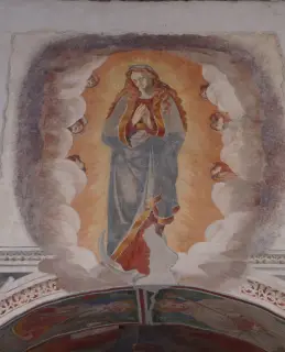 Affresco - Chiesa della Madonna di Loreto a Massino Visconti