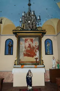 Madonna col Bambino e Santi - Cappella di Santa Maria delle Grazie a Mandello Vitta
