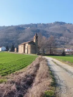 Vista - Chiesa di San Secondo a MelazzoFrazione Arzello