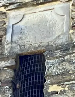 Antica iscrizione - Chiesa di San Secondo a MelazzoFrazione Arzello