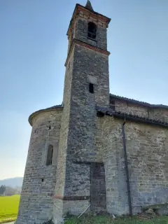Abside e campanile - Chiesa di San Secondo a MelazzoFrazione Arzello