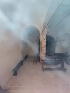 Interno dalla finestrelle - Chiesa Cimiteriale di San Rocco a Felizzano