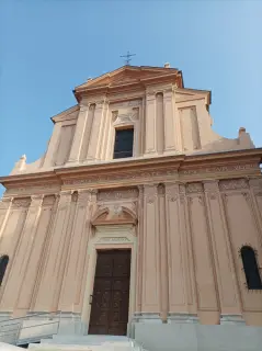 Facciata - Parrocchiale di Santa Maria o San Bononio a Mombello MonferratoFrazione Pozzengo