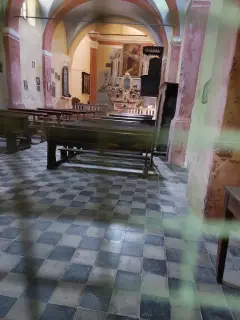 Interno - Santuario di San Colombano a Monasterolo Casotto