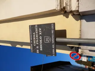 Pannello illustrativo - Chiesa di San Francesco a Moncrivello