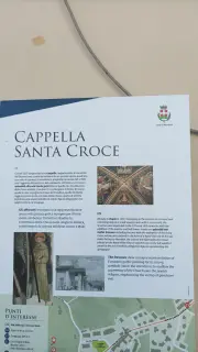 Pannello illustrativo - Cappella di Santa Croce o San Magno a MondovìFrazione Santa Croce