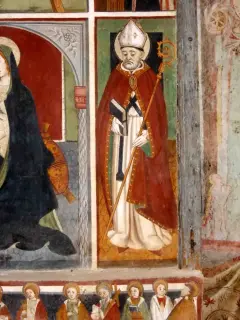 Pala, san Donato, particolare - Cappella di San Bernolfo a Mondovì