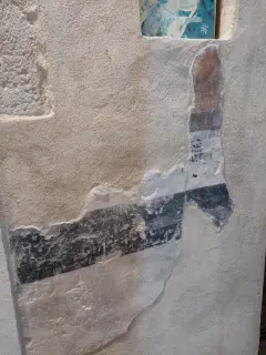 Lacerti  di affreschi - Priorato di San Biagio a MondovìFrazione San Biagio