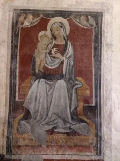 Madonna col Bambino e cardellino - Priorato di San Biagio a MondovìFrazione San Biagio