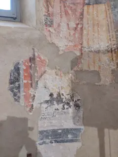 Lacerti  di affreschi - Priorato di San Biagio a MondovìFrazione San Biagio