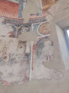 Lacerti  di affreschi - Priorato di San Biagio a MondovìFrazione San Biagio