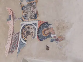 Lacerti  di affreschi - Priorato di San Biagio a MondovìFrazione San Biagio