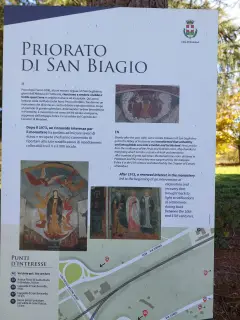 Pannello illustrativo - Priorato di San Biagio a MondovìFrazione San Biagio