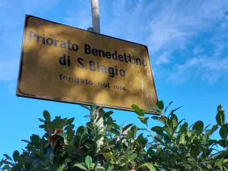 Pannello illustrativo - Priorato di San Biagio a MondovìFrazione San Biagio