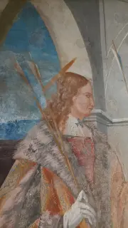 San Sebastiano Dettaglio - Chiesa di San Rocco a Montalto Dora