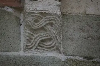 Peduccio absidale - Chiesa Cimiteriale di San Pietro a Albugnano