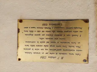 Trascrizione dell'iscrizione sulla facciata - Parrocchiale di San Michele Arcangelo a Montemale di Cuneo