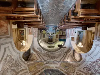 Interno - Parrocchiale di San Michele Arcangelo a Montemale di Cuneo