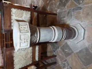 Acquasantiera degli Zabreri - Parrocchiale di San Michele Arcangelo a Montemale di Cuneo