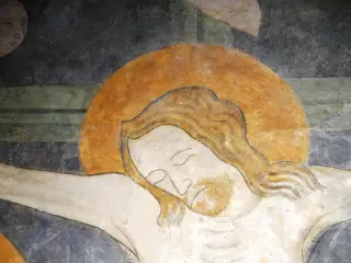 Crocifissione - Dettaglio - Cappella di San Ponzio a Monticello d'Alba