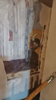 Affresco dettaglio - Parrocchiale di San Lorenzo a Ponderano