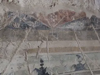 Tracce del velario - Cappella di Sant'Andrea al Castello a Montiglio Monferrato