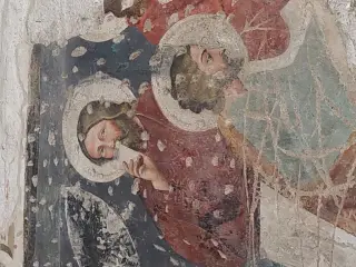 Tracce di affresco - Cappella di Sant'Andrea al Castello a Montiglio Monferrato