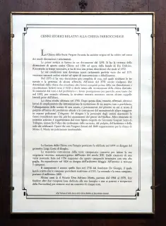 Scheda illustrativa - Parrocchiale dell' Assunta a MossoFrazione Santa Maria