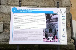 Pannello illustrativo - Parrocchiale dell' Assunta a MossoFrazione Santa Maria