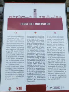 Pannello illustrativo - Chiesa o Priorato di Santa Maria del Piano a NeiveFrazione Saline